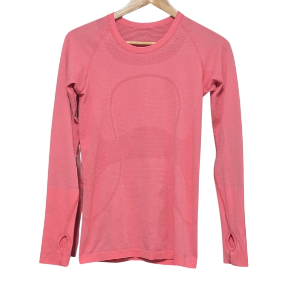 lululemon athletica Tops - Lululemon Pink Swiftly Tech Long Sleeve Crew Top Womens Size  US 6